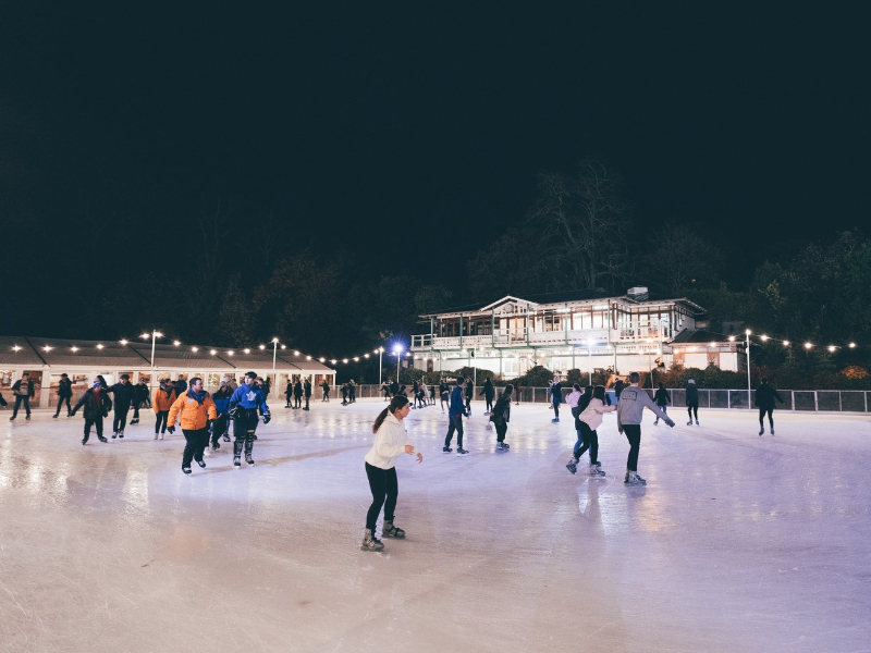 Ice-Skating in the City of Bath