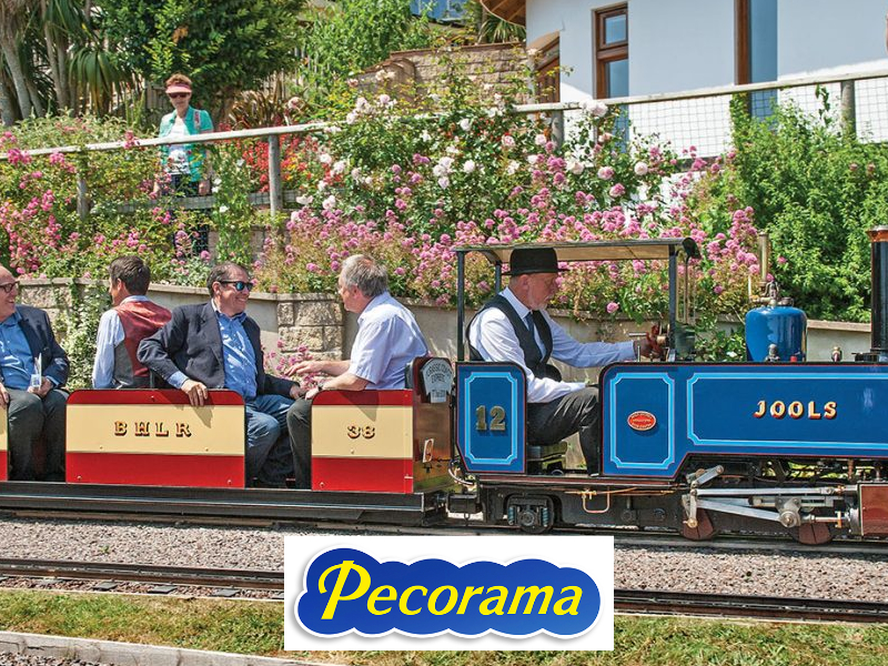 Mini Steam Train Ride Through Award-Winning Gardens